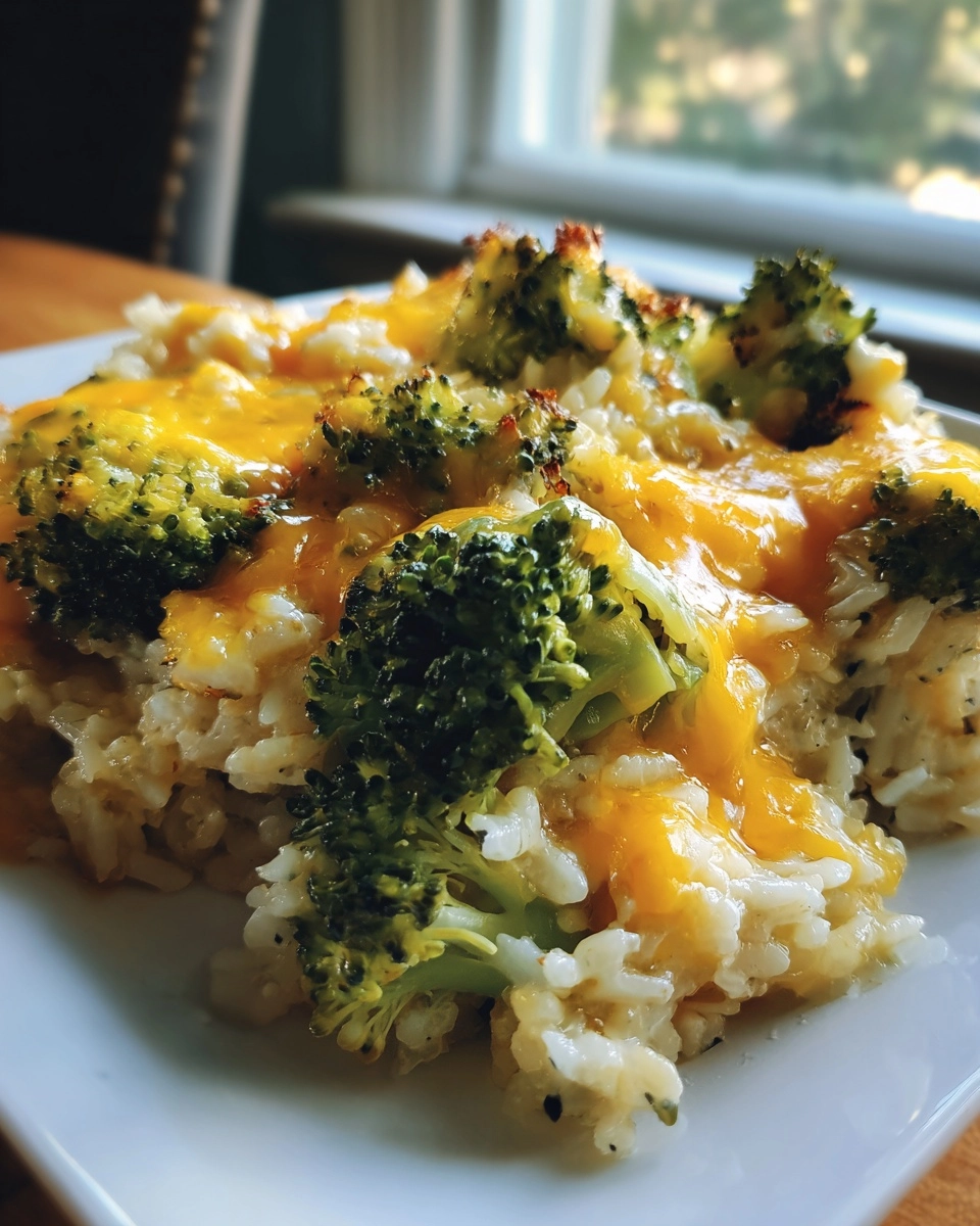 Broccoli Cheddar Rice Bake: Creamy, Cheesy & Weeknight Approved!
