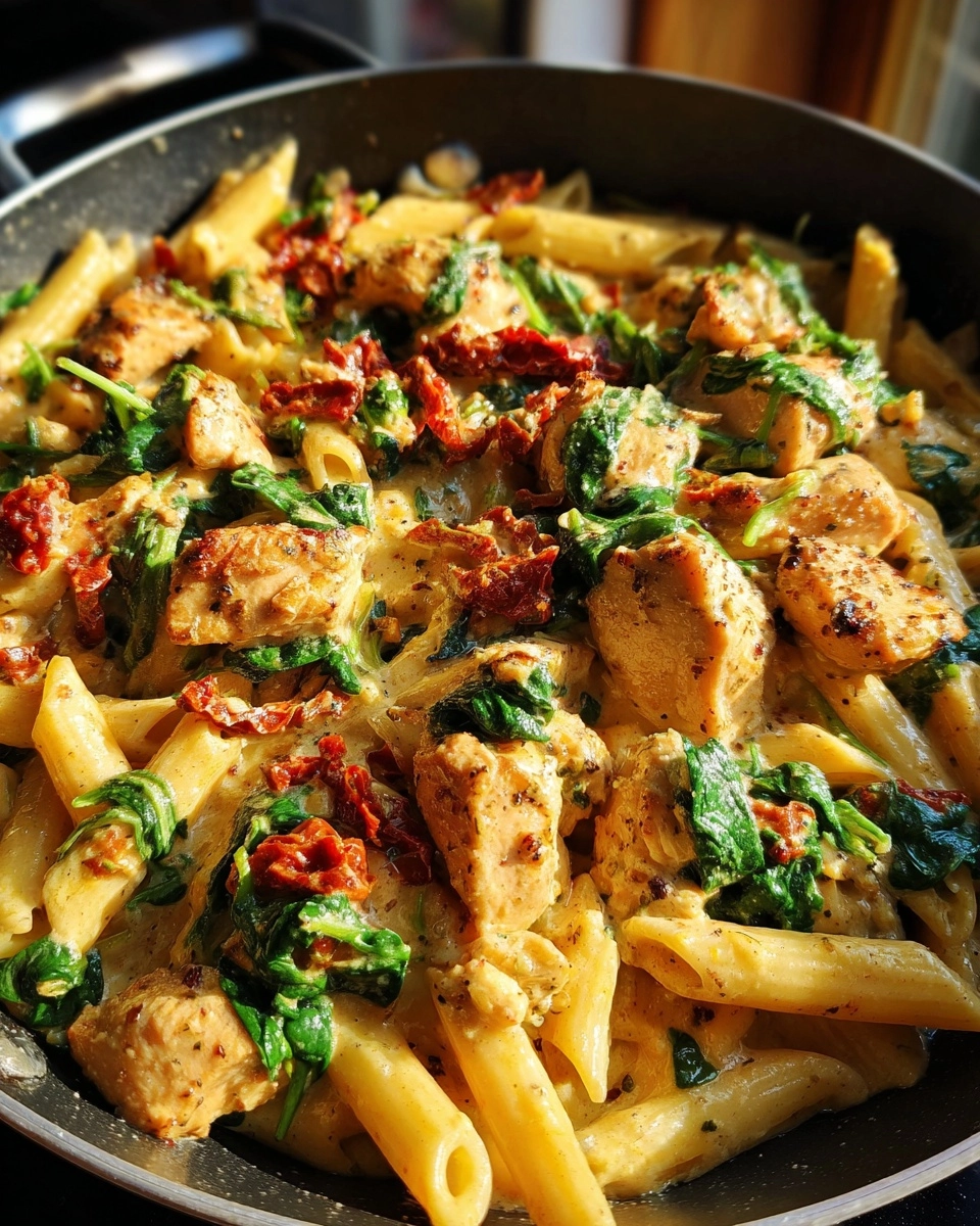 Creamy Tuscan Chicken Pasta: Restaurant-Style Dinner at Home!