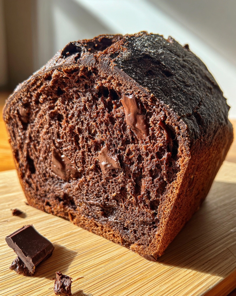Double Chocolate Sourdough Bread: Rich, Fudgy & Totally Irresistible!
