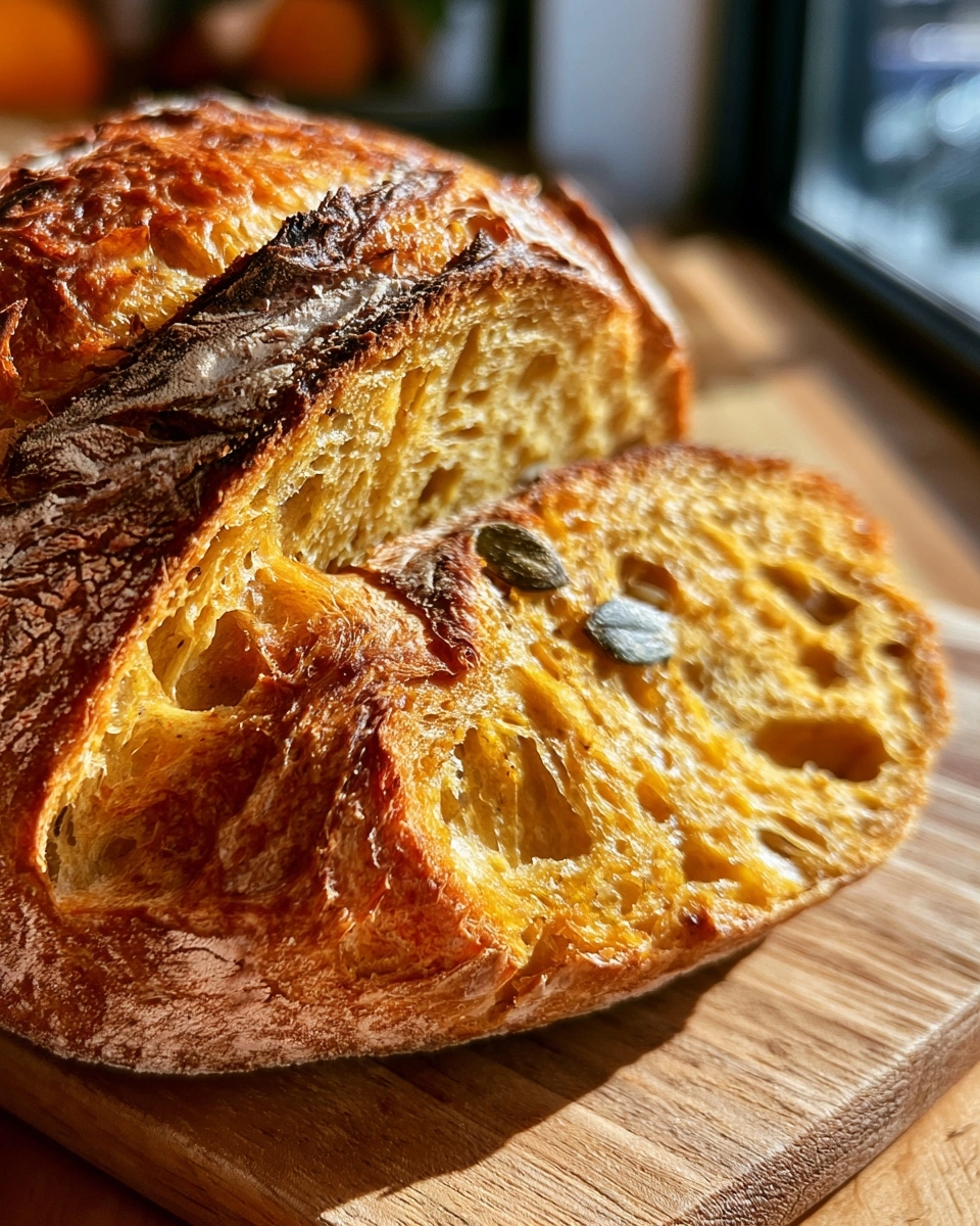 Artisan Pumpkin Sourdough Bread
