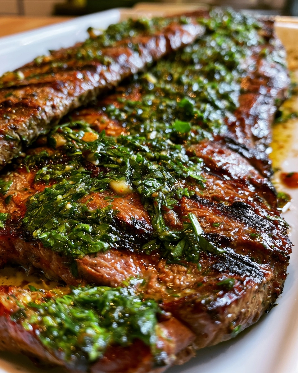 Chimichurri Marinated Flank Steak