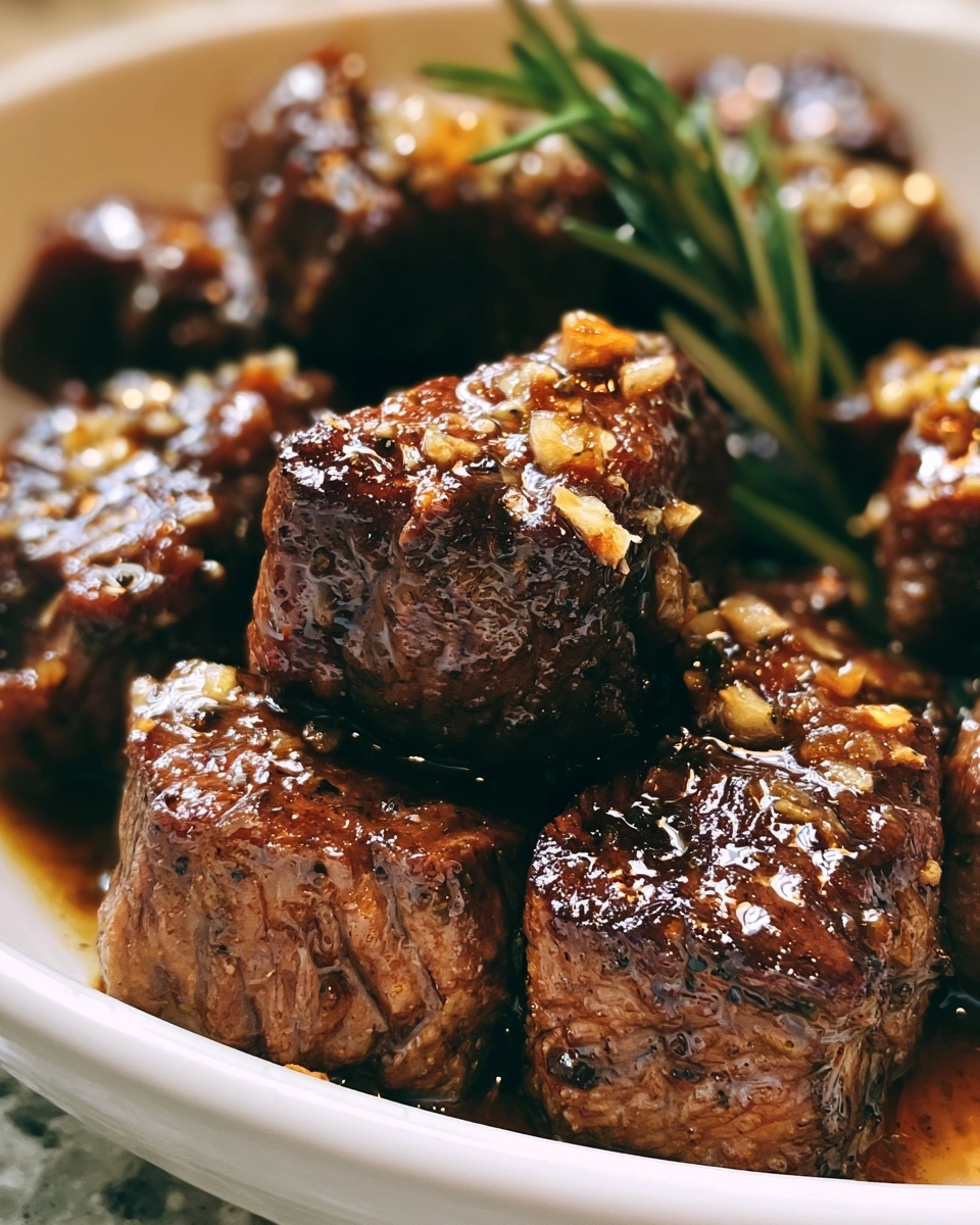 Garlic Rosemary Steak Bites