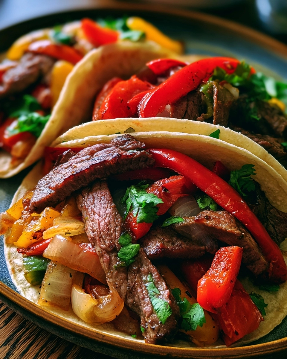 Grilled Skirt Steak Fajitas
