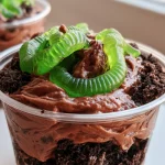 Halloween Dirt Cups — No-Bake Dirt Cups With Gummy Worms