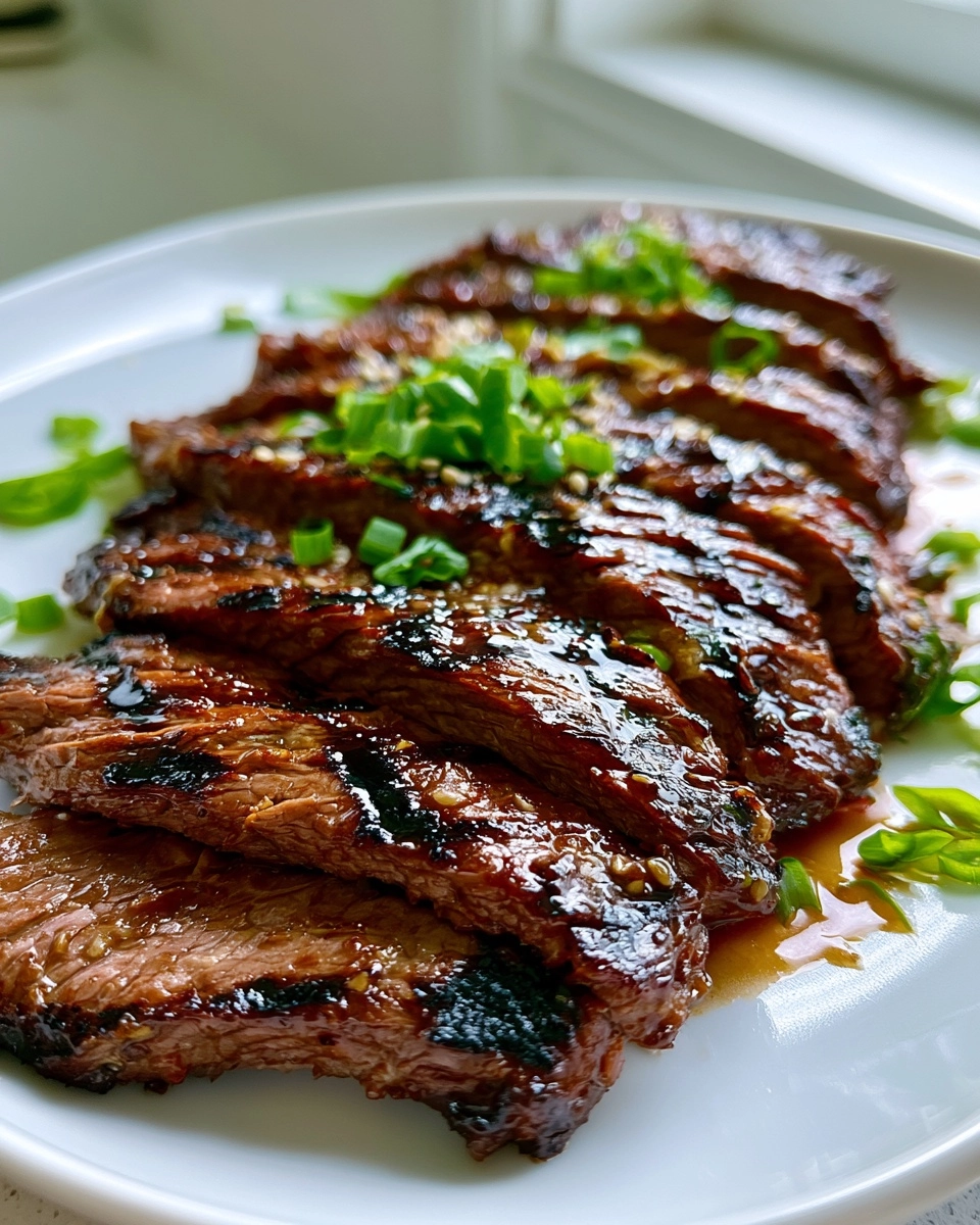 Korean-Style Marinated Flank Steak