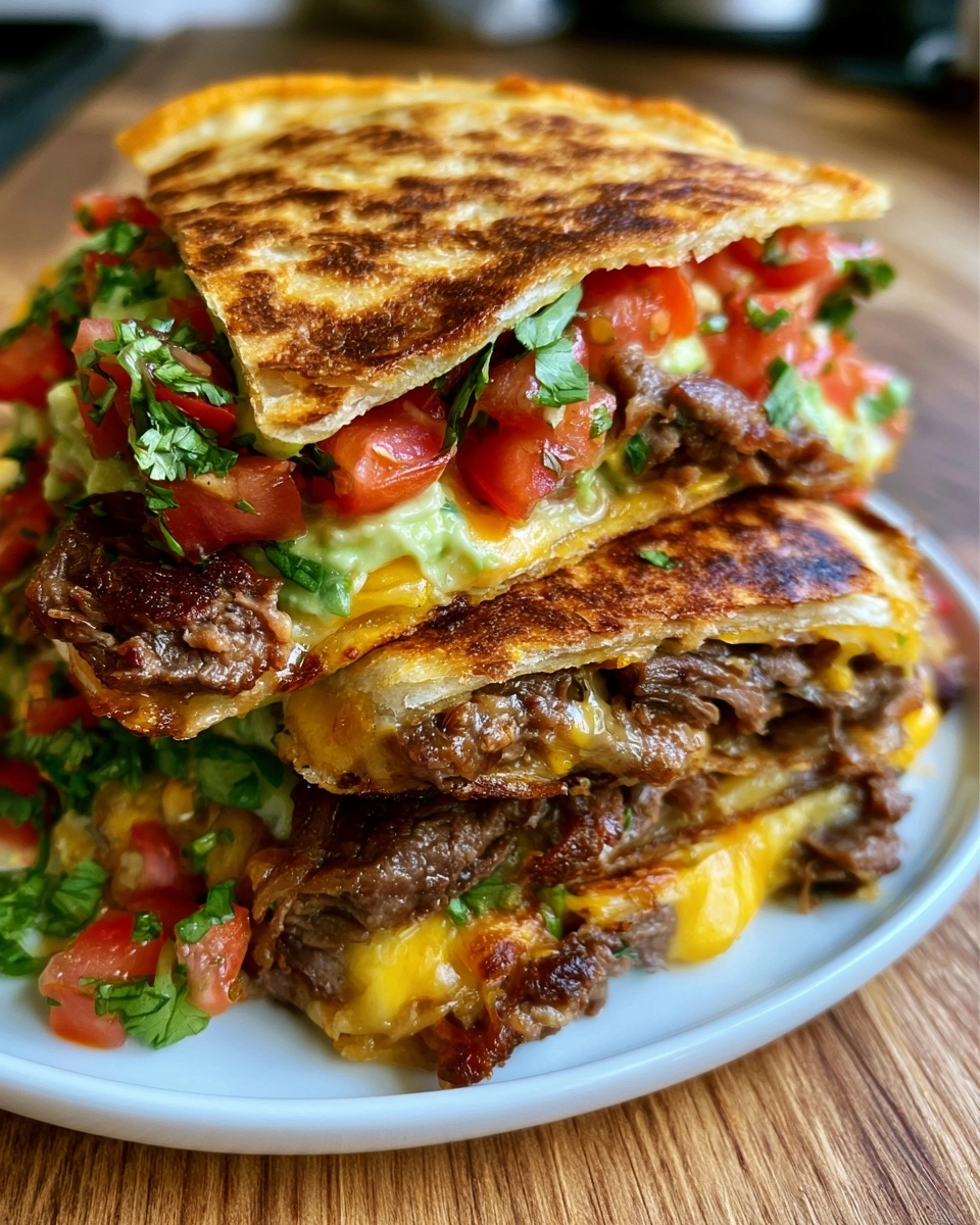 Loaded Steak Quesadillas
