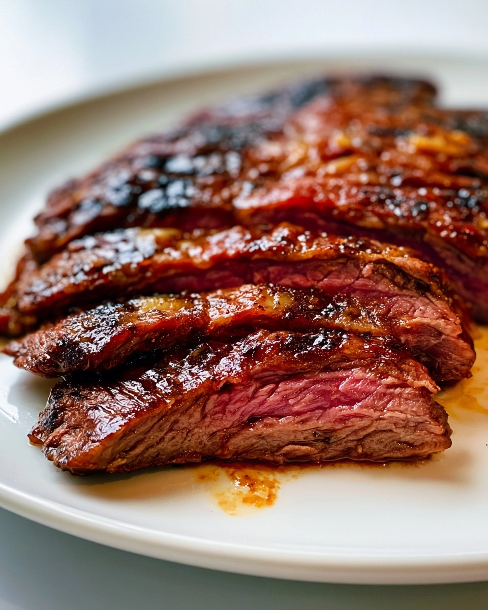 Maple Garlic Flank Steak