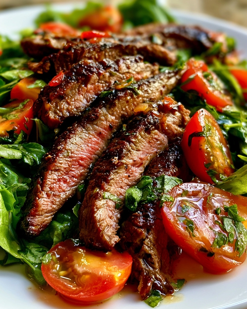 Mediterranean Skirt Steak Salad