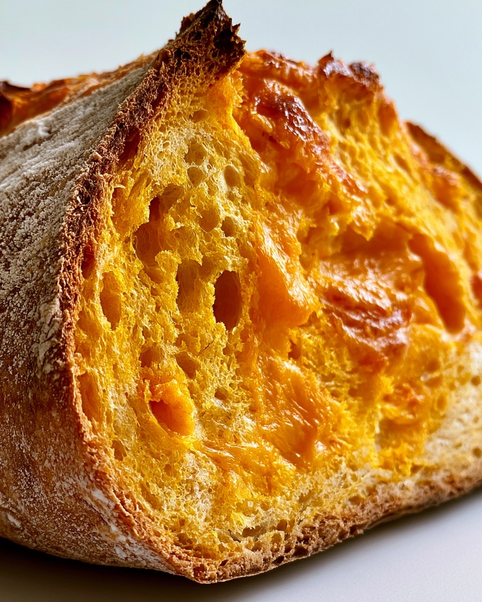 Pumpkin Cheddar Sourdough Bread