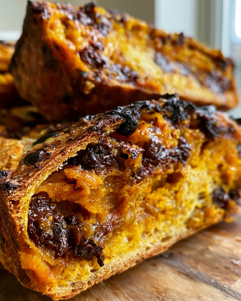 Pumpkin Chocolate Chip Sourdough Bread
