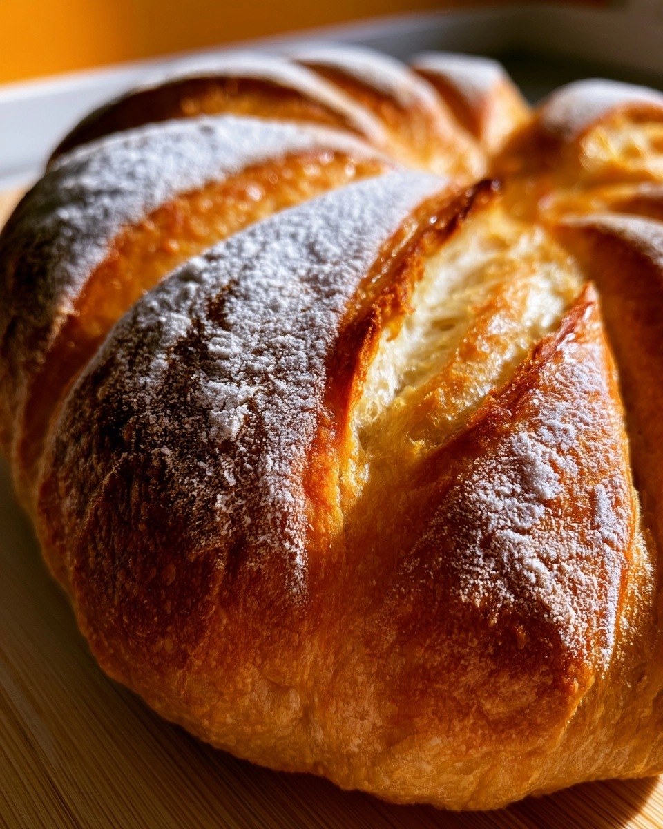 Pumpkin-Shaped Sourdough Bread