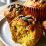 Pumpkin Sourdough Muffins