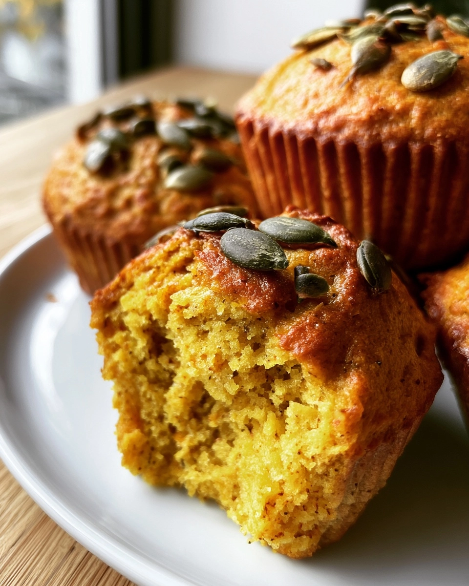 Pumpkin Sourdough Muffins