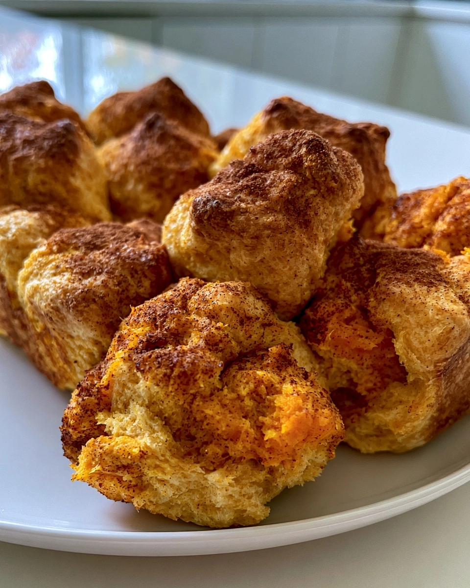 Pumpkin Sourdough Pull-Apart Bread