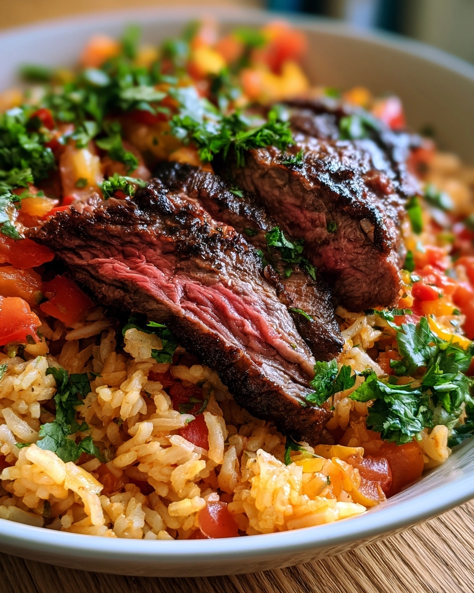 Skirt Steak Rice Bowls