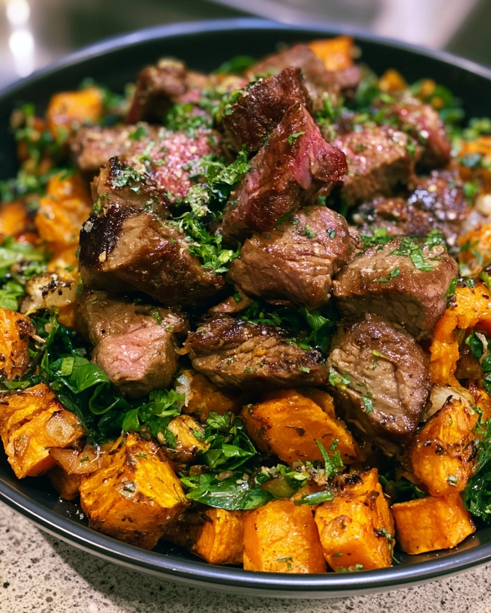 Steak and Sweet Potato Bowls