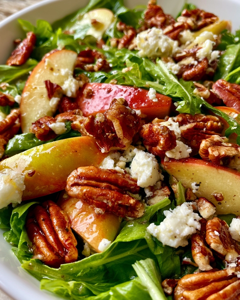 Autumn Harvest Salad with Apples, Pecans and Feta