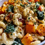 Baked Feta Pasta with Fall Veggies
