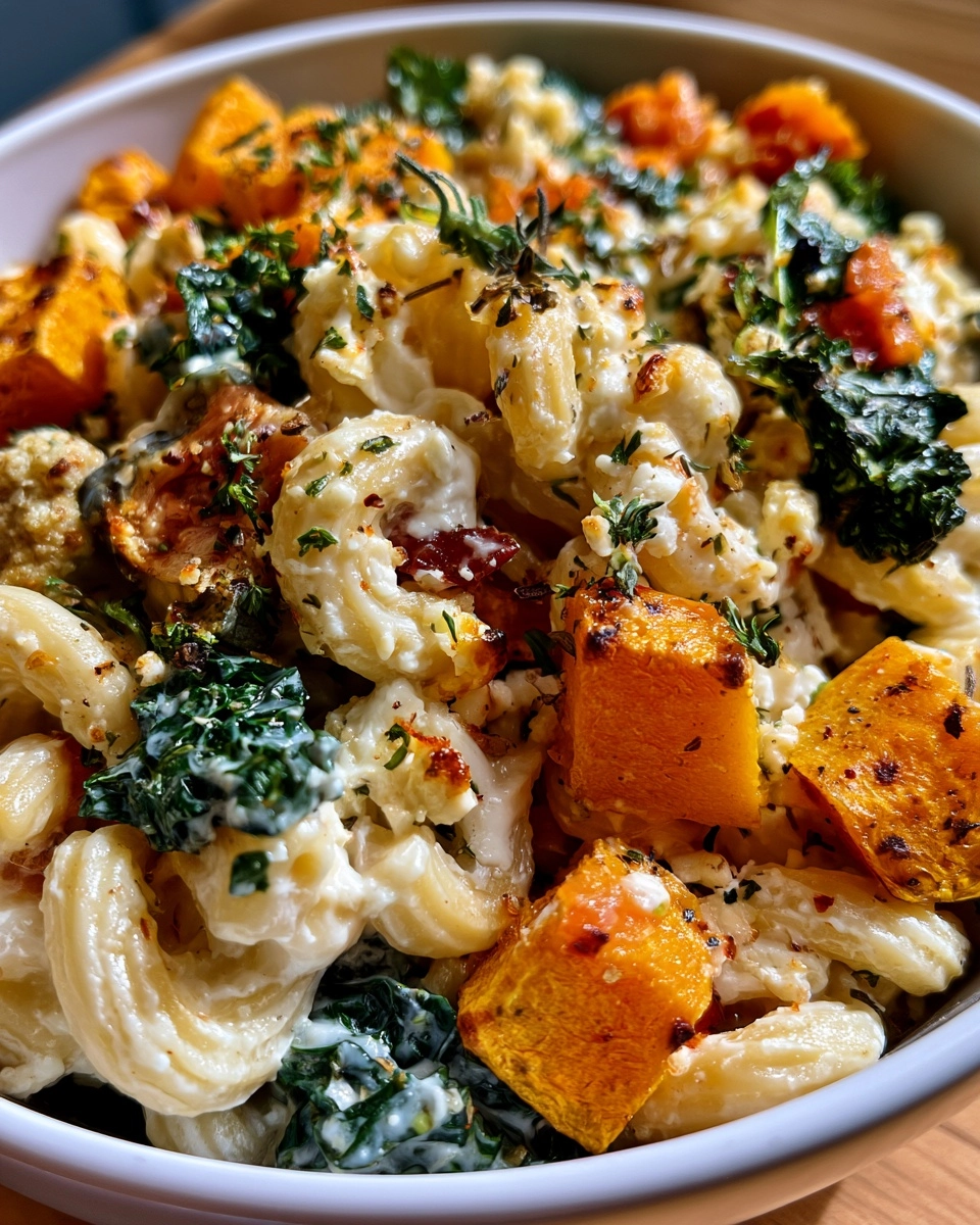 Baked Feta Pasta with Fall Veggies