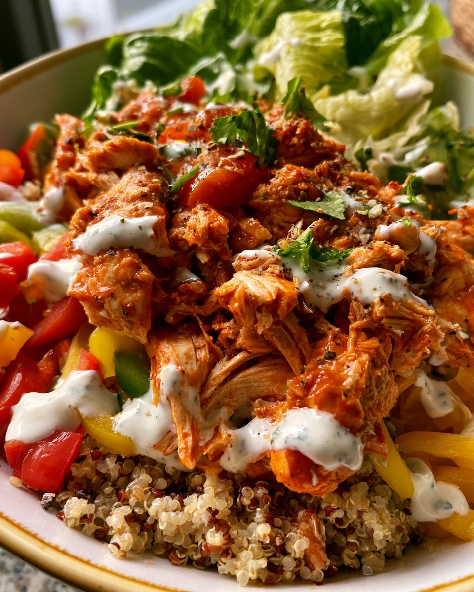 Buffalo Chicken Protein Bowls