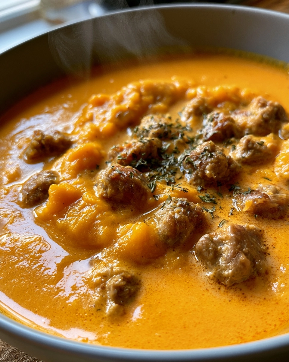 Butternut Squash and Sausage Soup