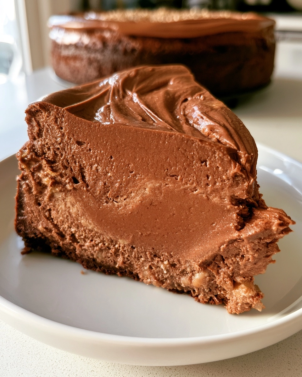 Chocolate Hazelnut Protein Cheesecake