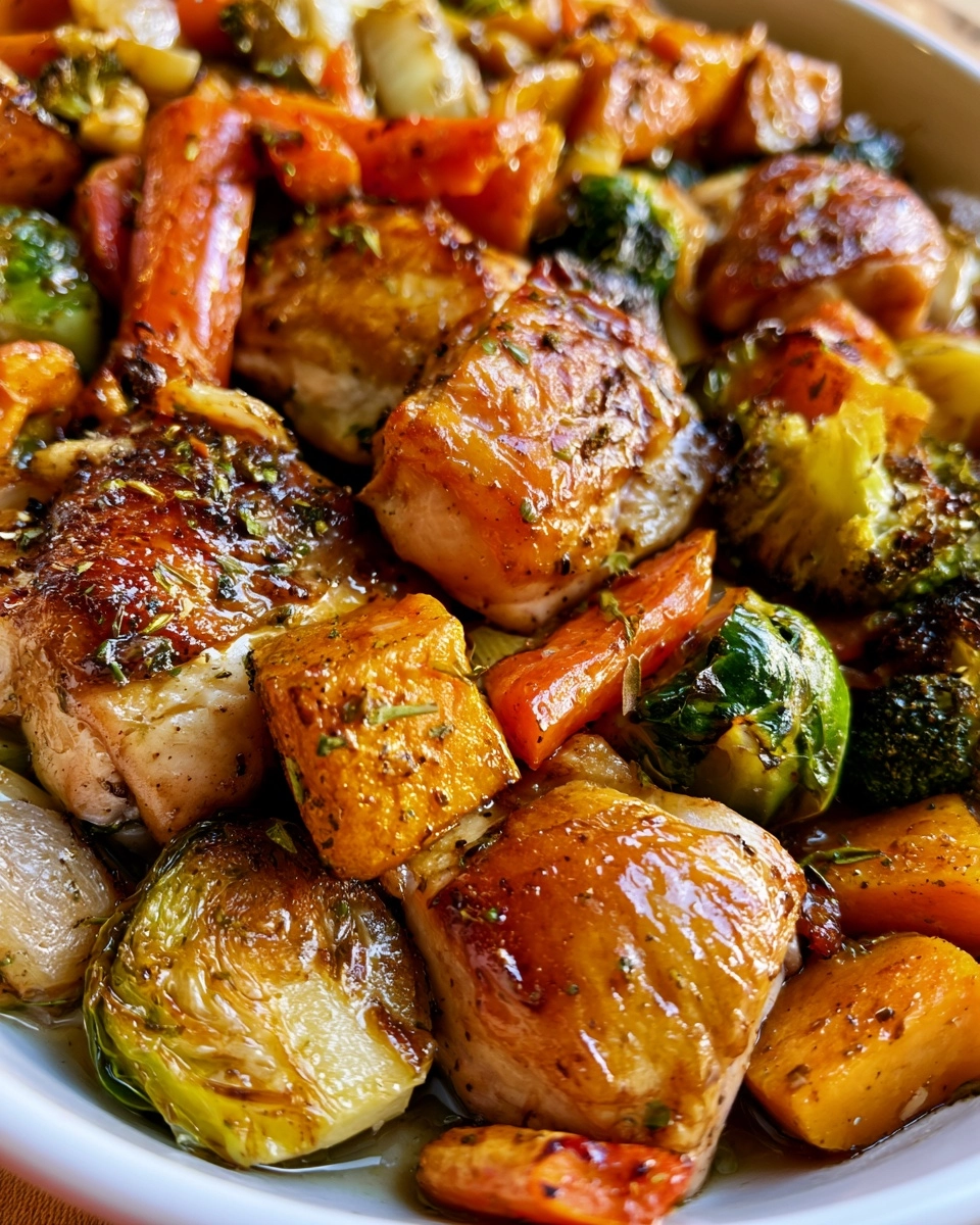 Cozy One-Pan Fall Chicken and Veggies for Busy Nights!