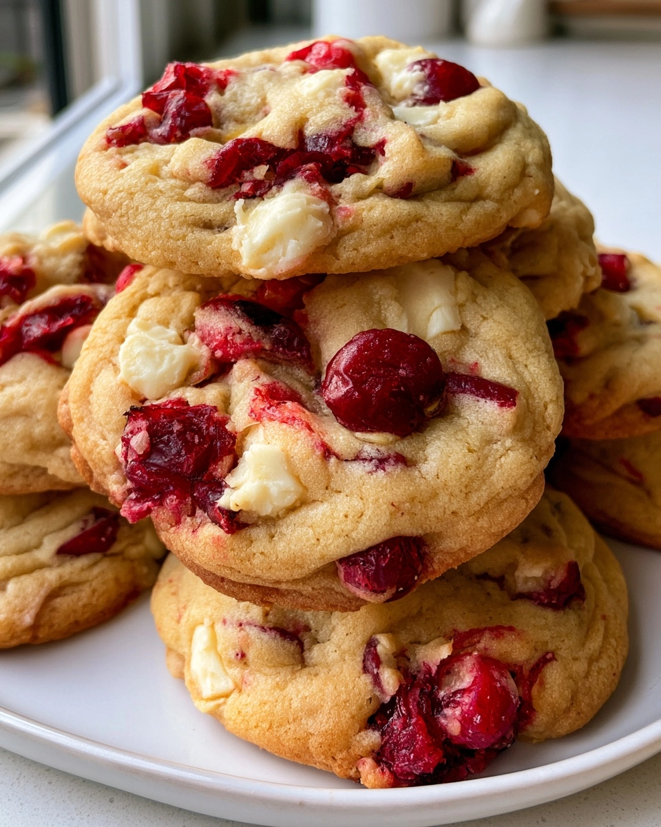 Cranberry White Chocolate Cookies