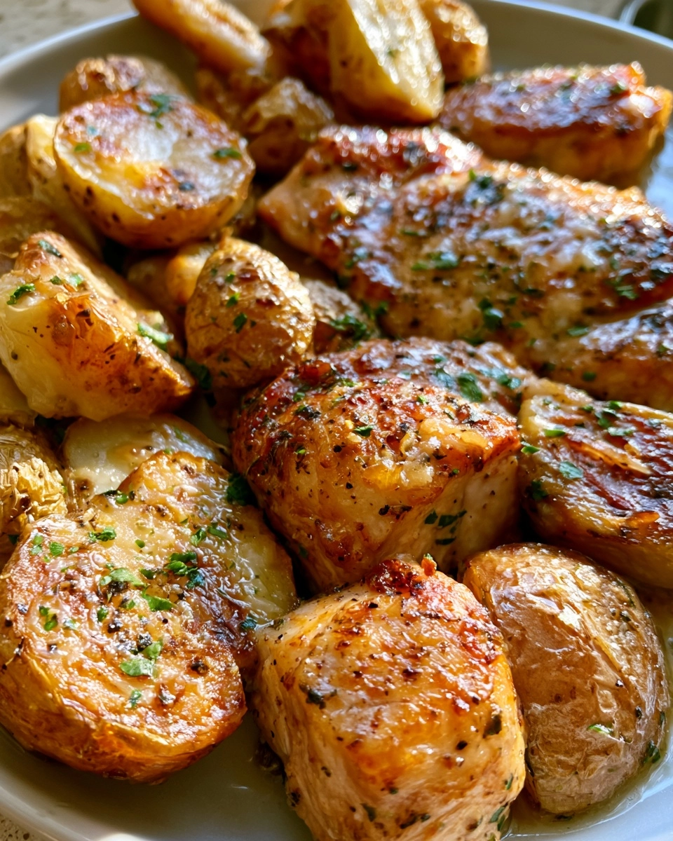 Garlic Parmesan Chicken and Potatoes