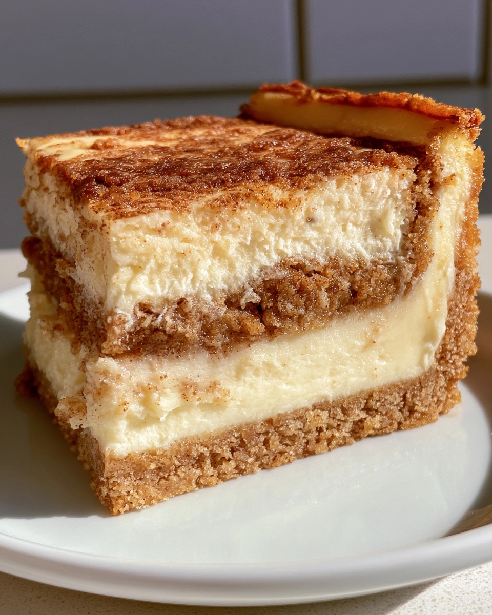 Gingerbread Cheesecake Bars