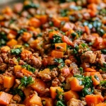 Ground Turkey Sweet Potato Skillet