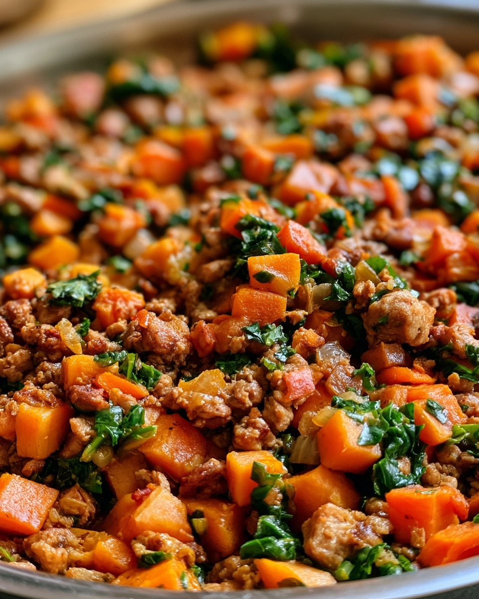 Ground Turkey Sweet Potato Skillet