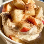 High-Fiber Apple Cinnamon Overnight Oats for Crisp Mornings!