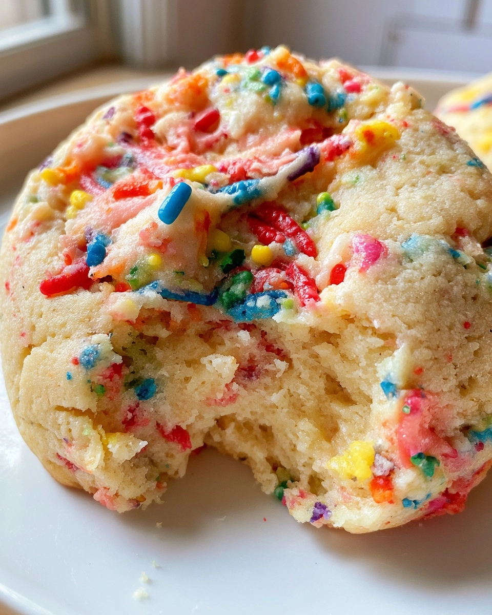 High-Protein Birthday Cake Cookies