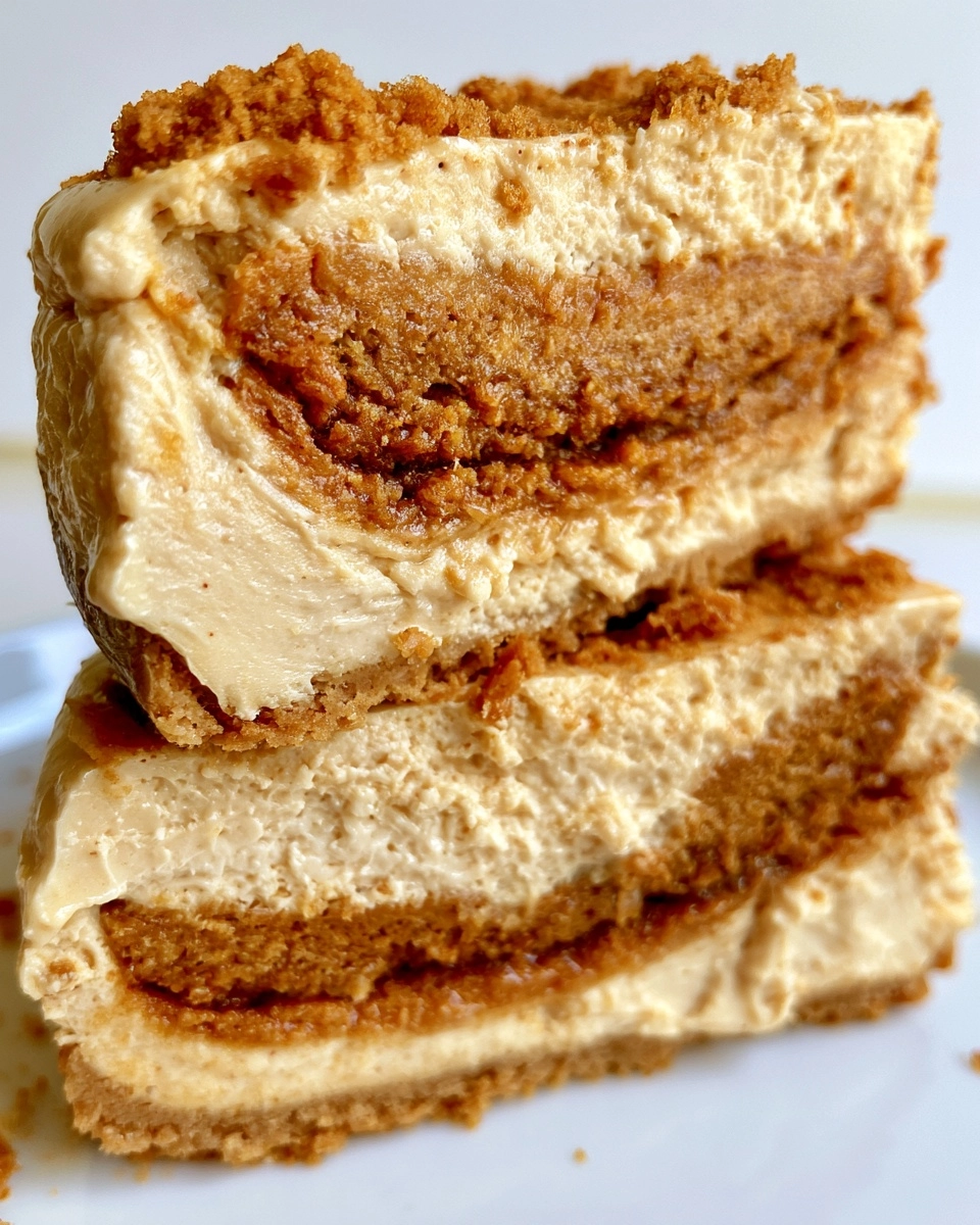 High-Protein Biscoff Cheesecake