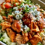 High Protein Buffalo Chicken Bowl