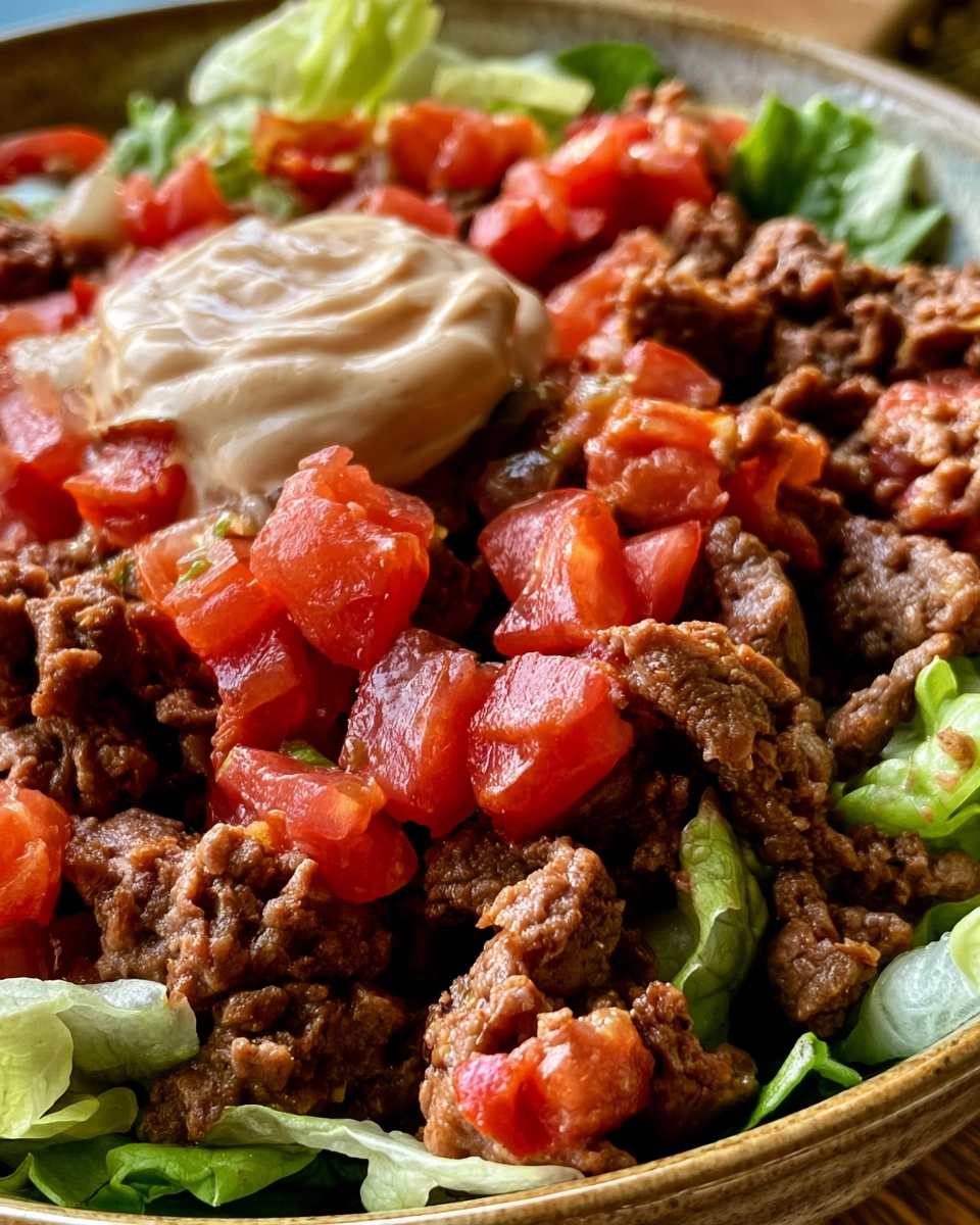 High-Protein Cheeseburger Bowls