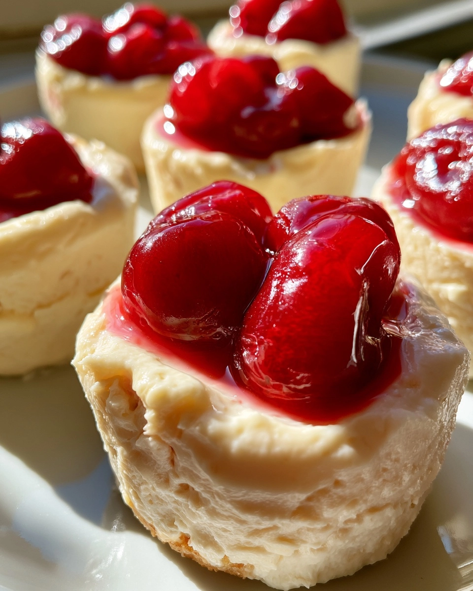 High-Protein Cherry Cheesecake Cups