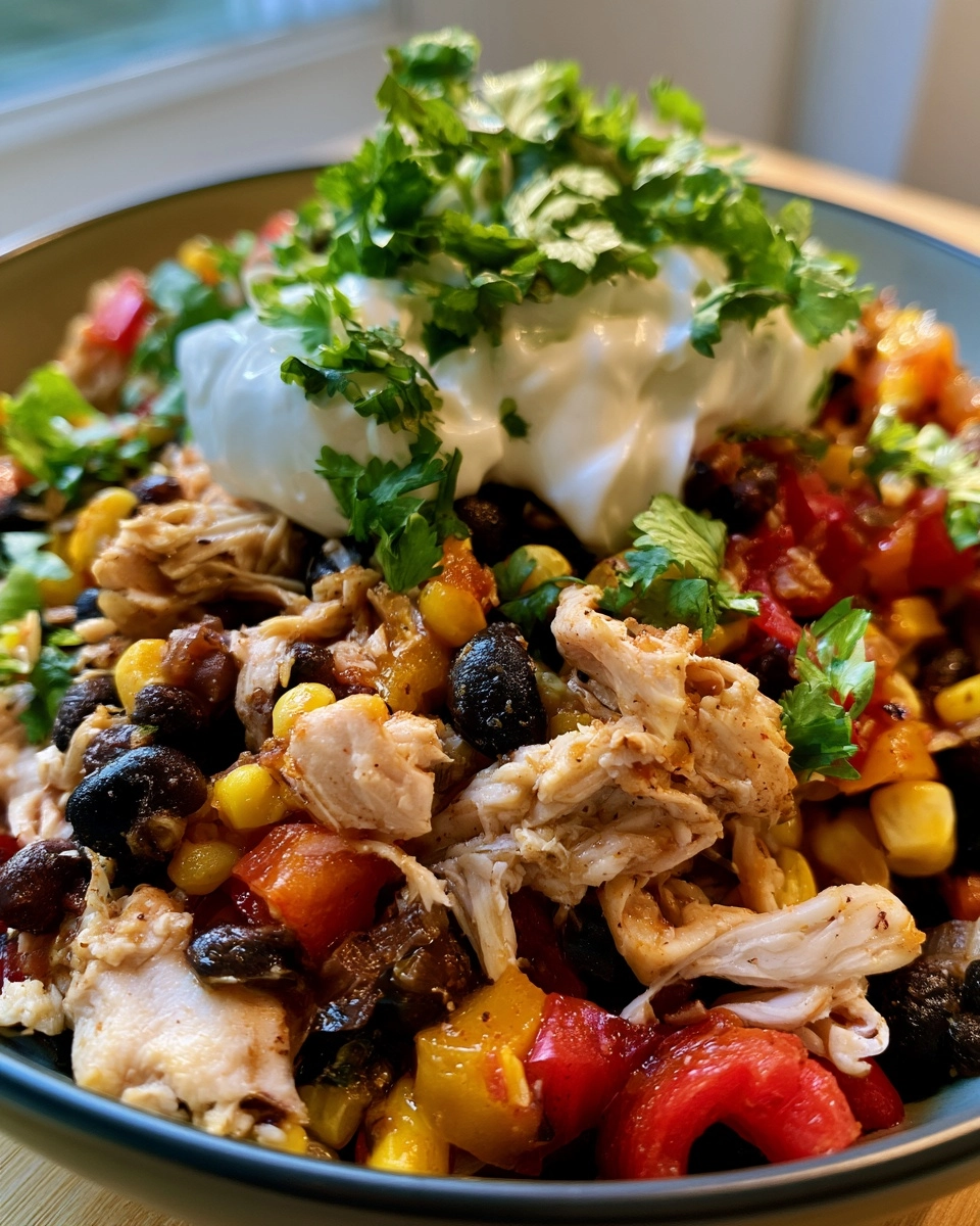 High-Protein Chicken Burrito Freezer Bowls