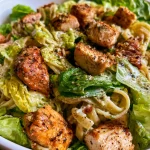 High-Protein Chicken Caesar Pasta Salad