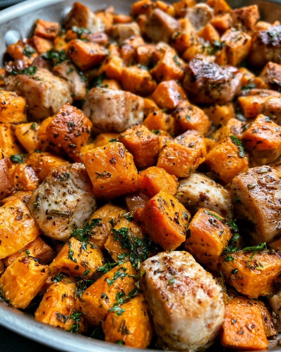 High-Protein Sweet Potato Turkey Skillet