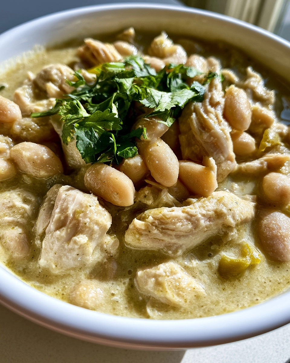 High Protein White Chicken Chili