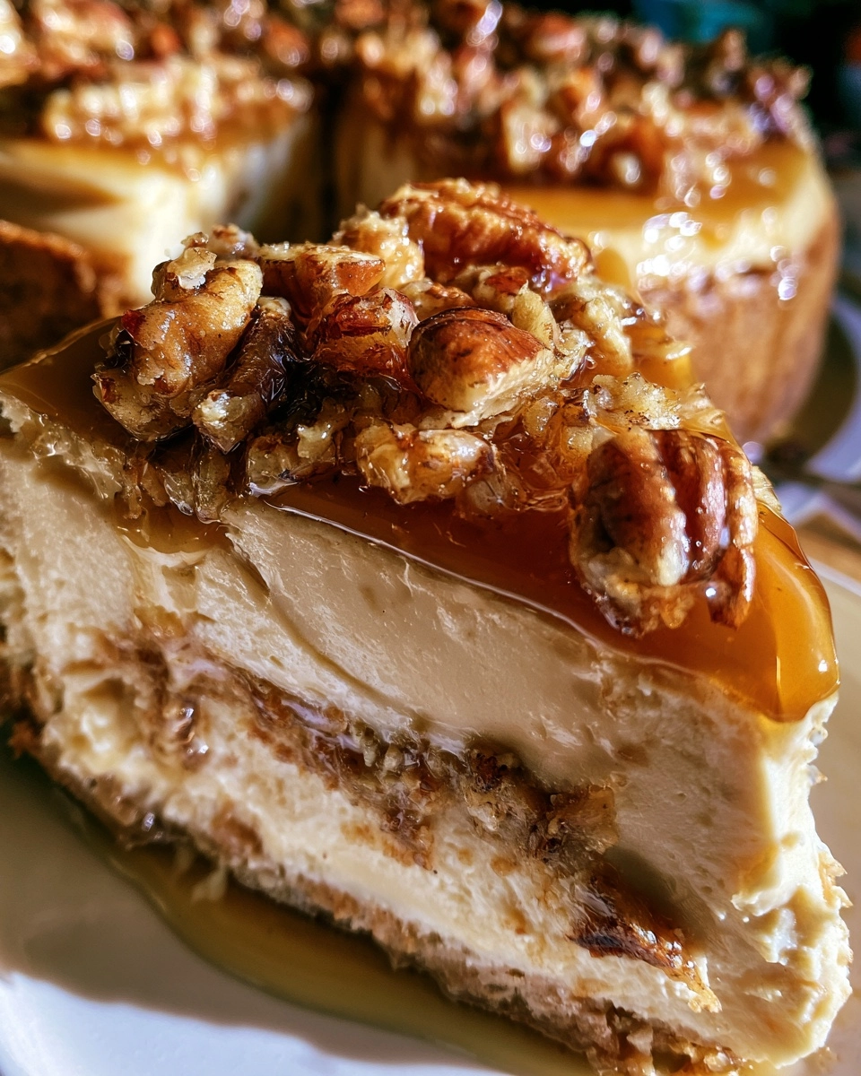 Maple Pecan Cheesecake