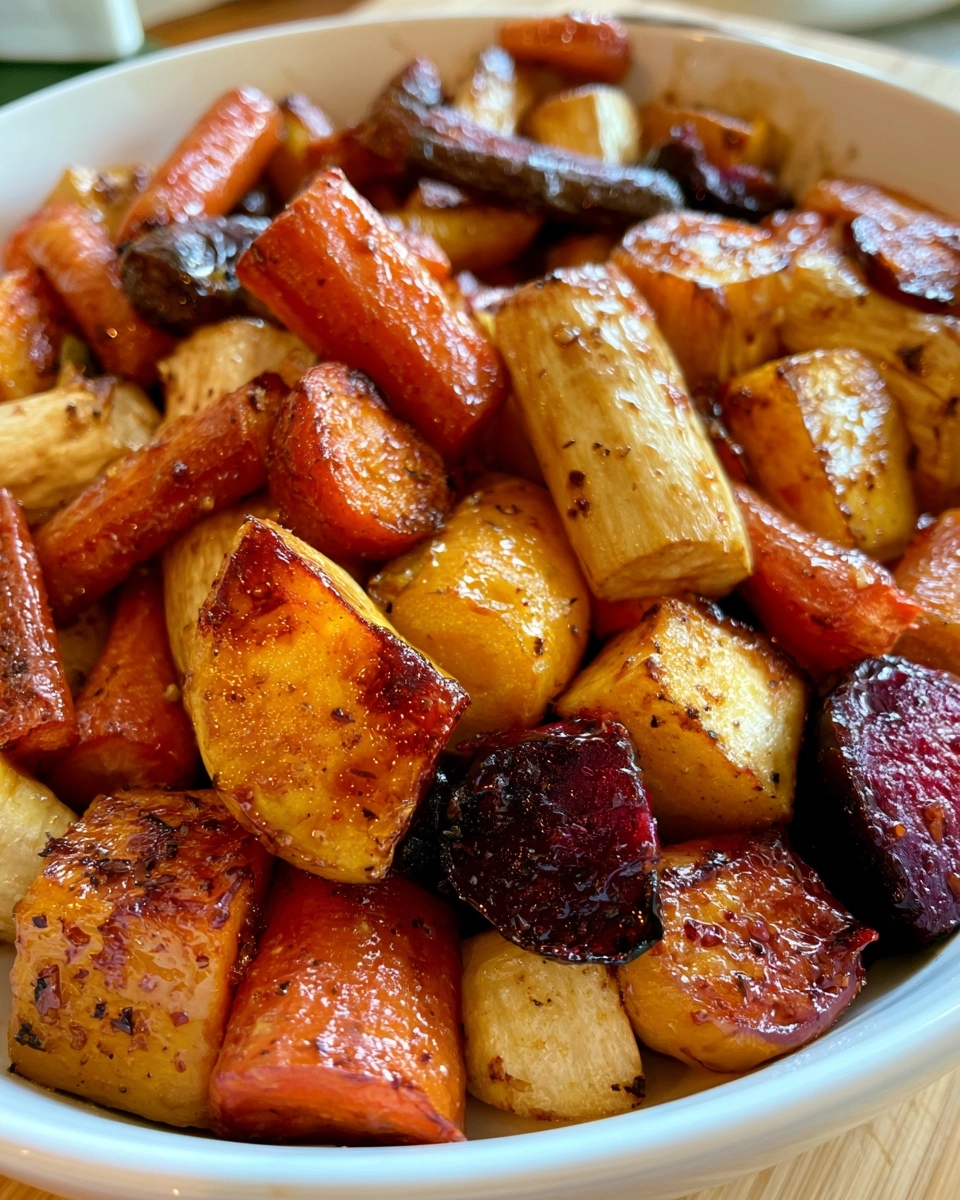 Maple Roasted Root Vegetables for a Fall Side