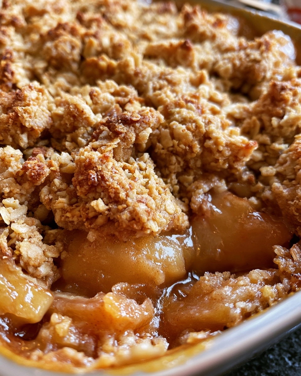 Old-Fashioned Apple Crisp With the Crunchiest Oat Topping!