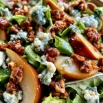 Pear and Gorgonzola Autumn Salad with Candied Nuts