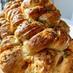Pull Apart Christmas Tree Bread