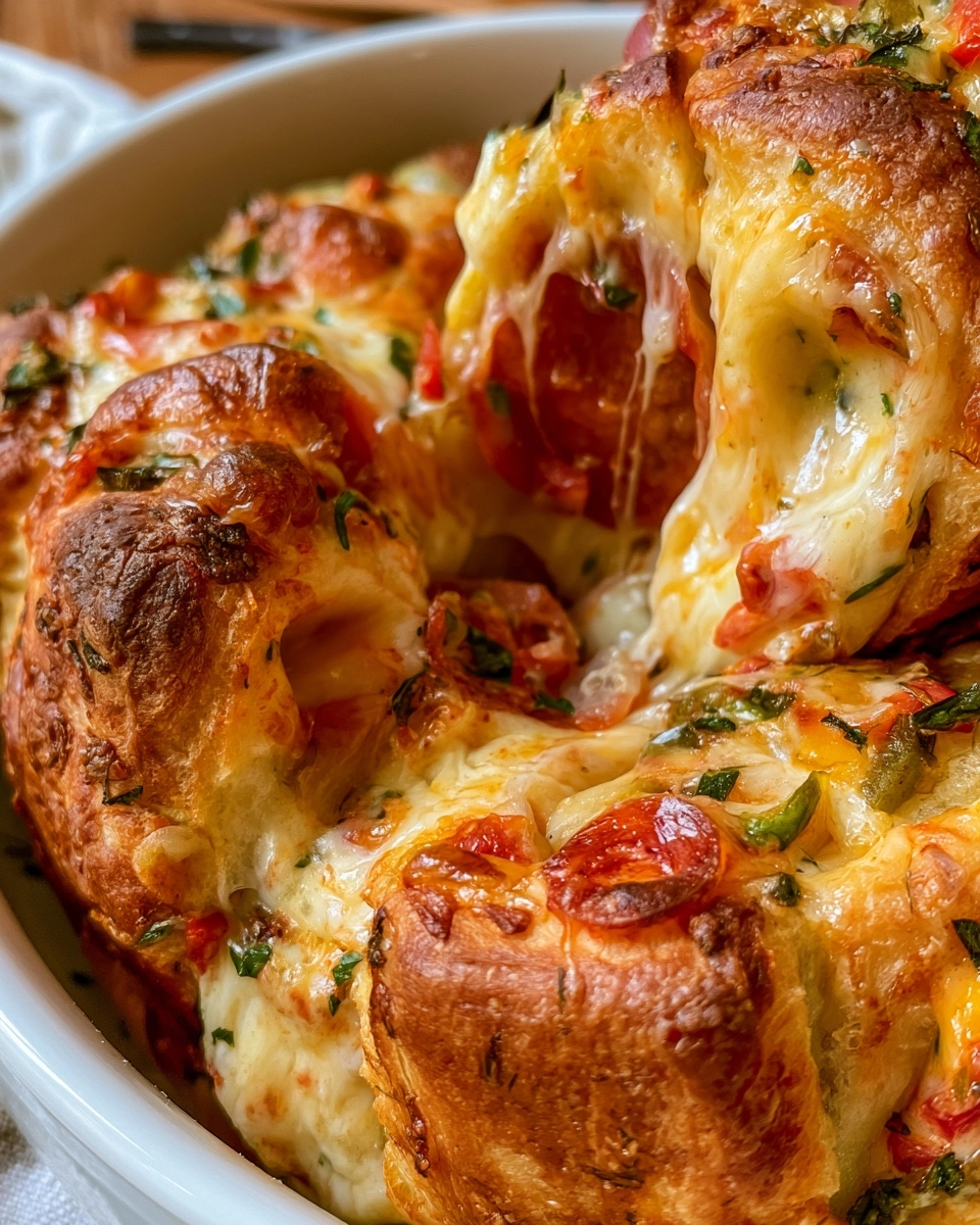 Pull-Apart Pizza Bread That Disappears at Halftime!