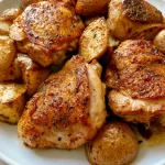 Sheet Pan Chicken Thighs and Potatoes