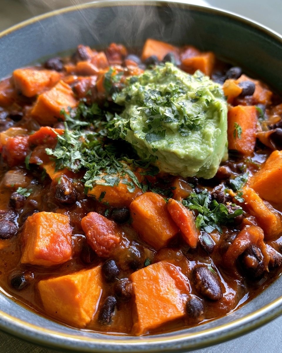 Sweet Potato Black Bean Chili for Meatless Nights